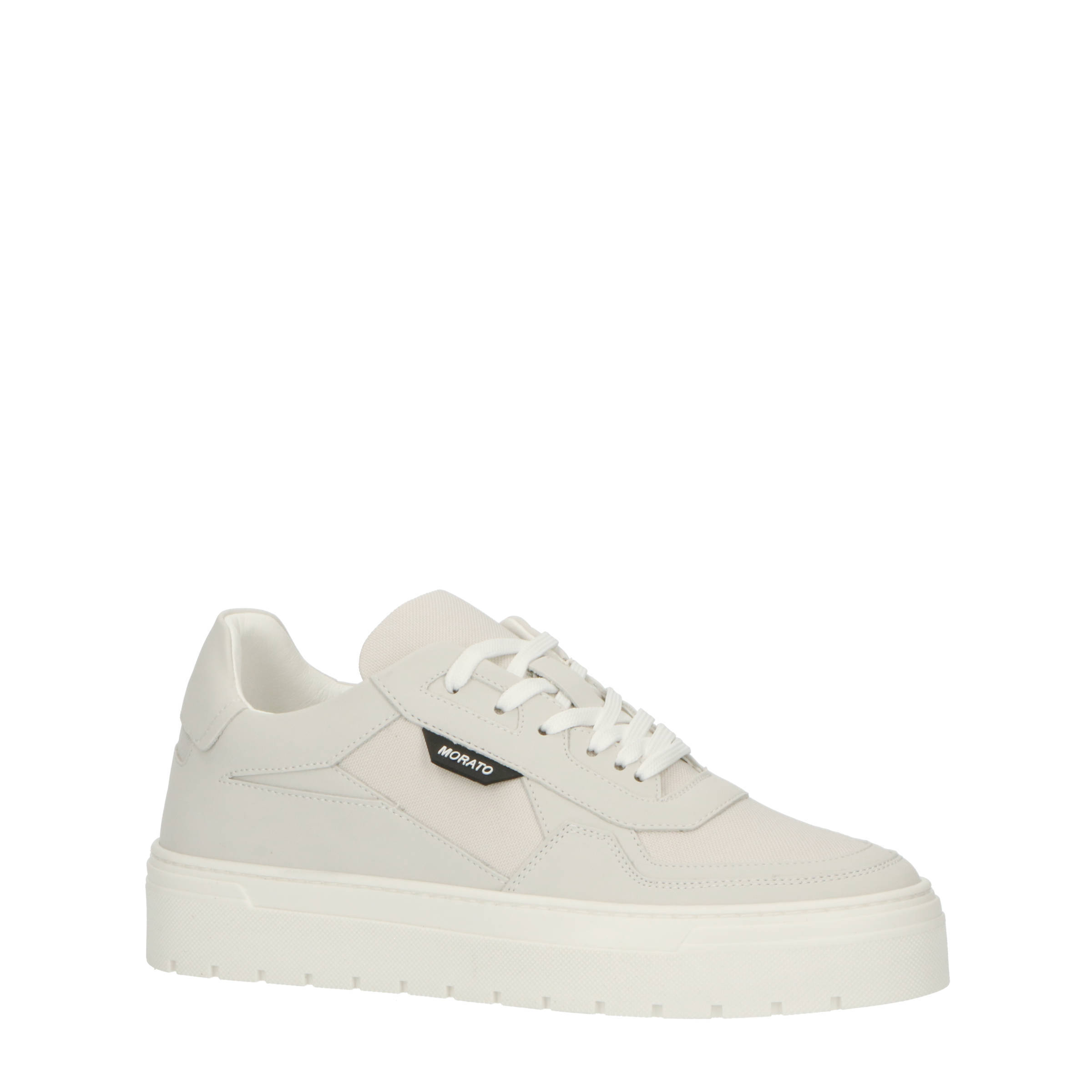 Antony Morato MMFW01544 LE500153 nubuck sneakers off white wehkamp