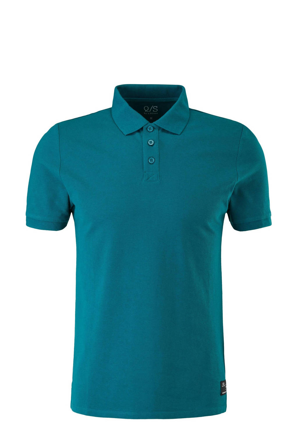 Q/S designed by slim fit polo petrol