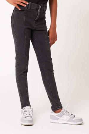 high waist skinny jeans Kitty black denim