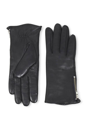 leren handschoenen Kath zwart