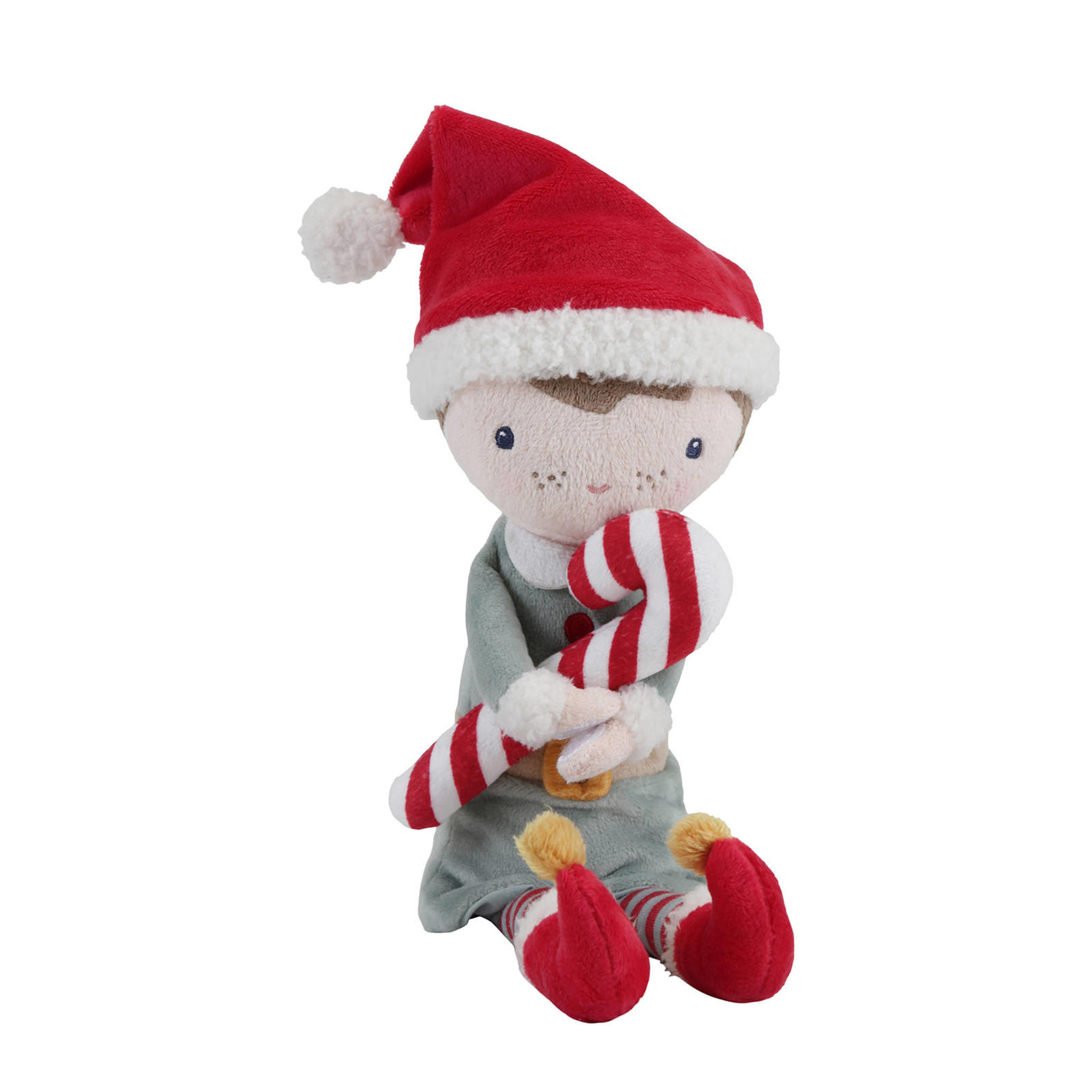 Little Dutch Jim Kerst knuffel 35 cm - Afbeelding 2
