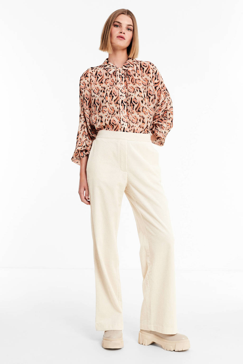 nogmaals Nadenkend maart Circle of Trust blouse Suzy blouse met all over print zand | wehkamp