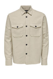 thumbnail: ONLY & SONS flanellen regular fit overshirt ONSMILO pelican