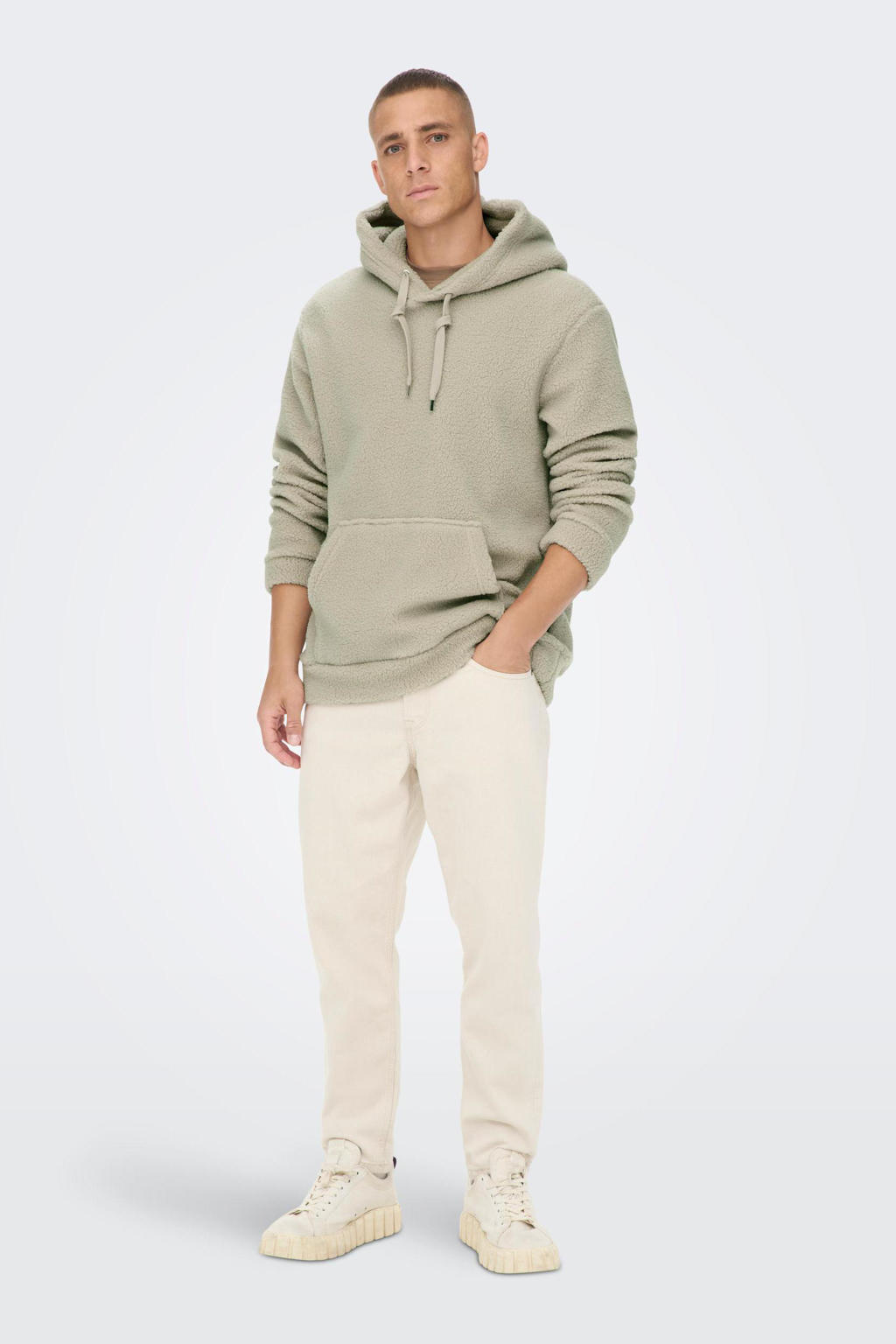 ONLY & SONS hoodie ONSREMY silver lining