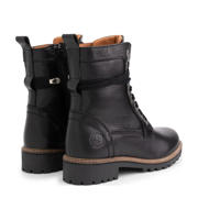 thumbnail: Travelin Kvinlog Lady  leren veterboots zwart