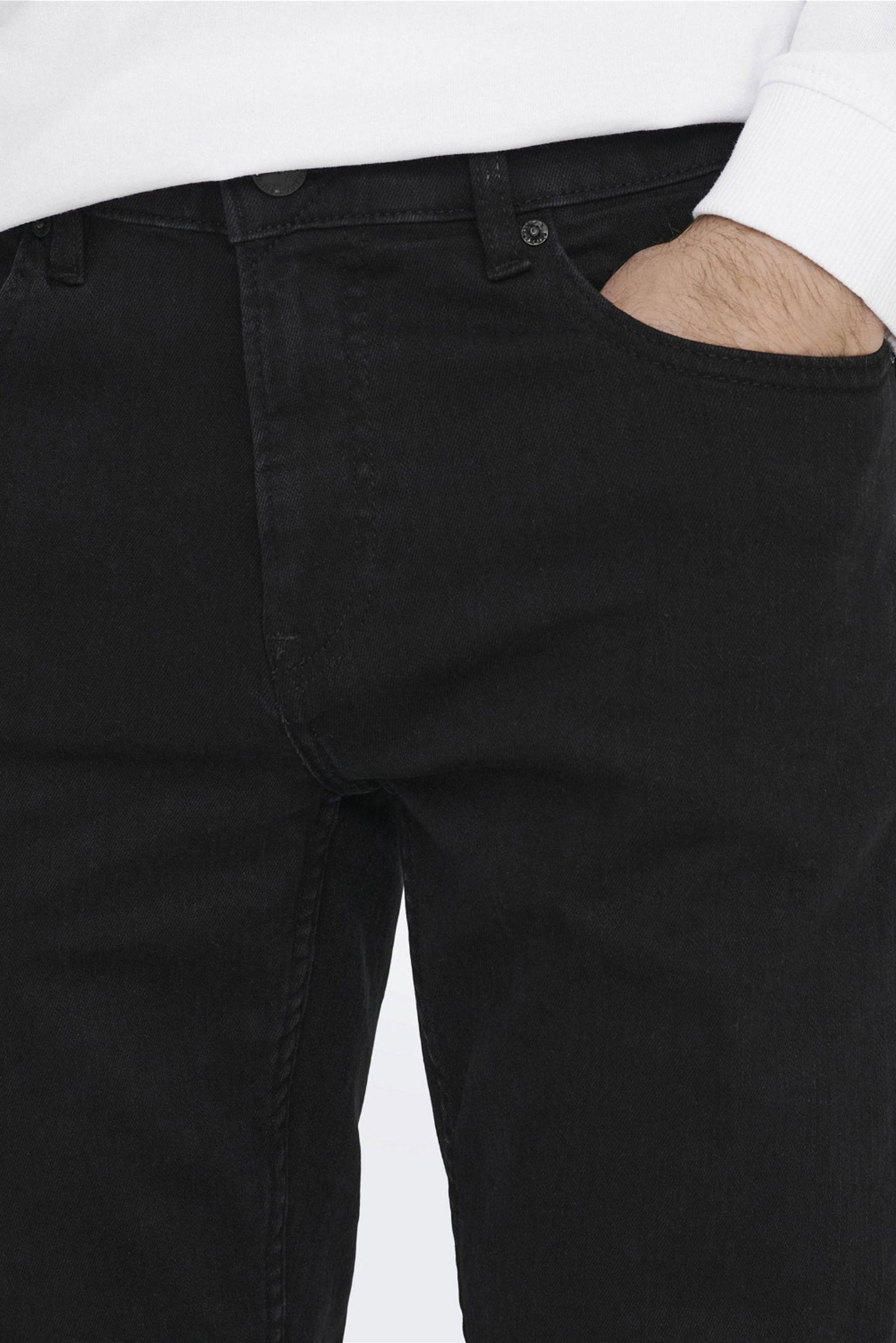 ONLY & SONS regular fit jeans ONSWEFT 2956 black denim wehkamp