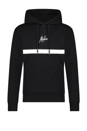 hoodie Tonny met logo black/white