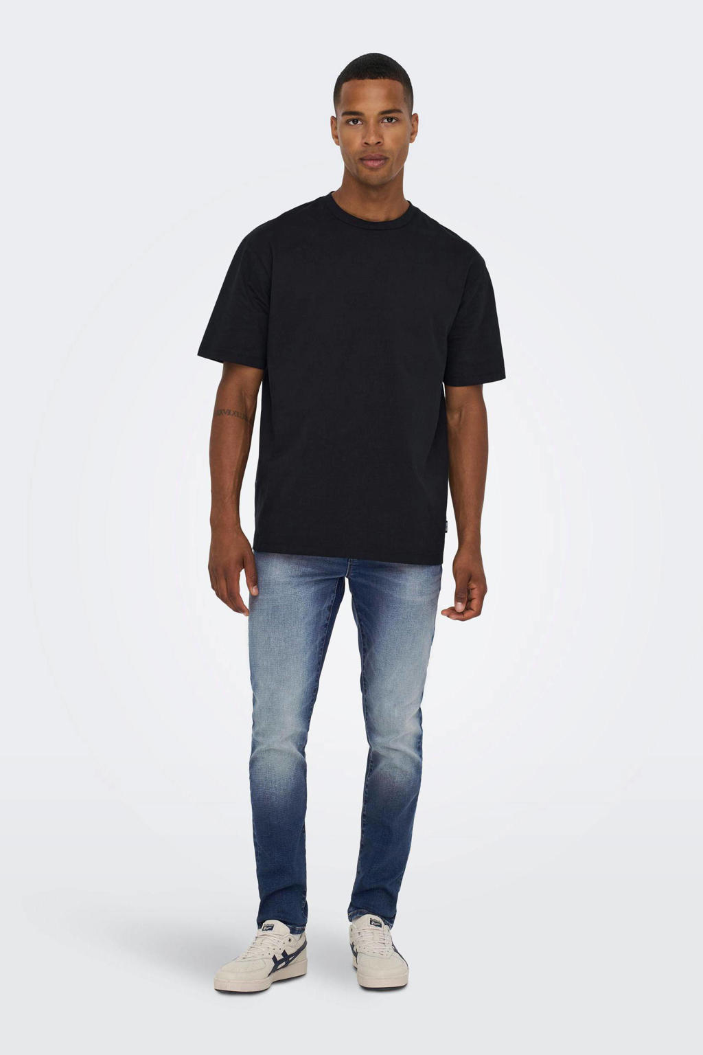 ONLY & SONS slim fit jog denim ONSLOOM medium blue denim