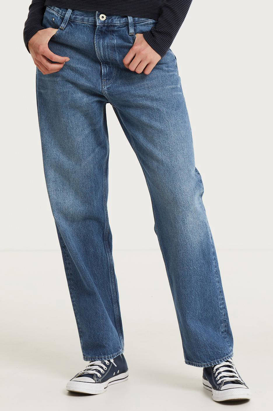 G-Star RAW Type 89 Loose high waist loose fit jeans blauw | wehkamp