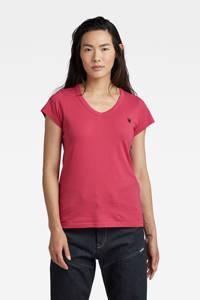 G-Star RAW T-shirt van biologisch katoen roze