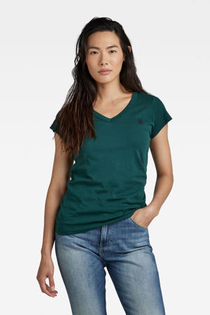 T-shirt van biologisch katoen groen