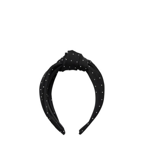 ICHI haarband IADEDE met strass steentjes zwart