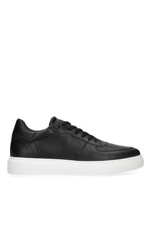 leren sneakers zwart