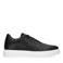 Manfield leren sneakers zwart
