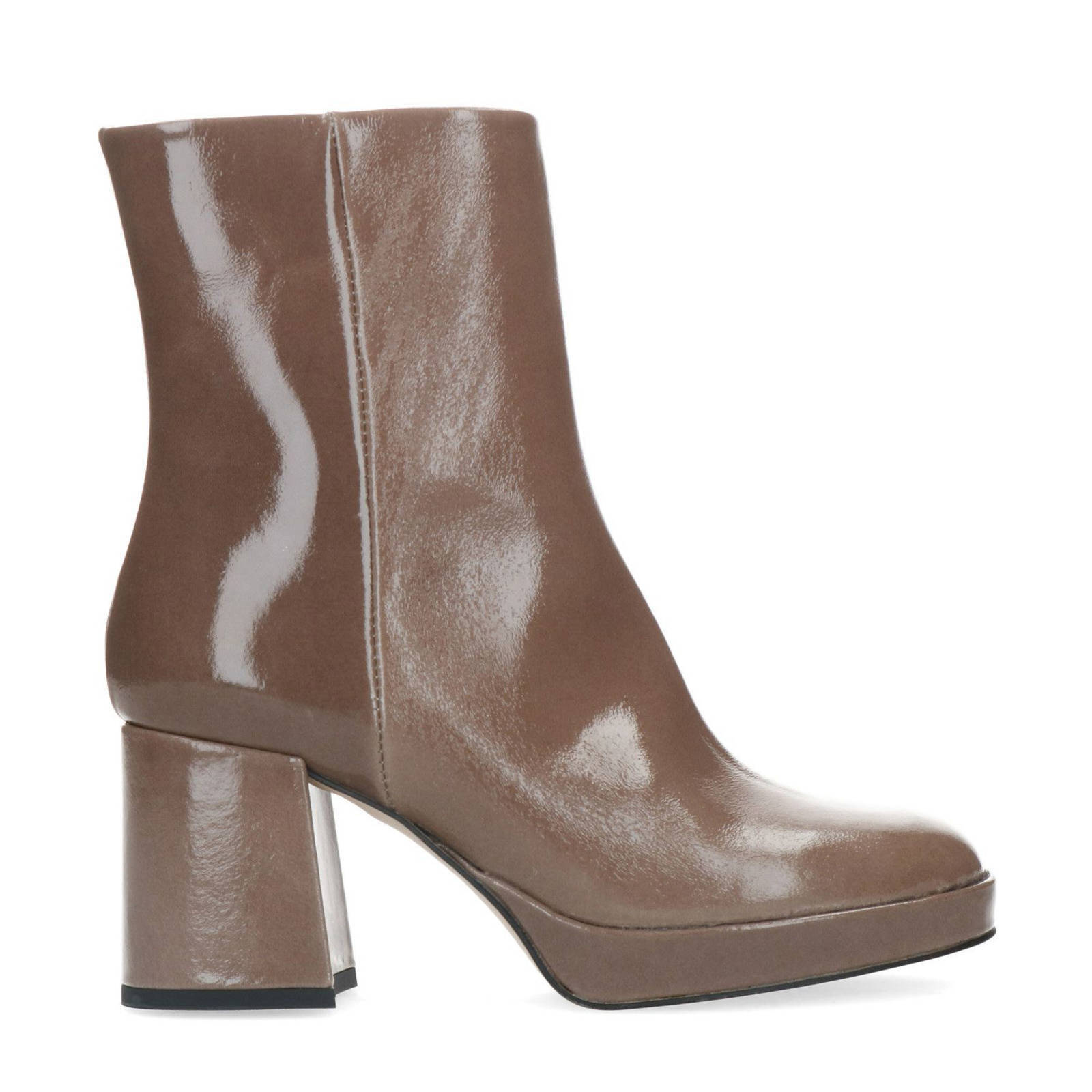 Manfield enkellaarzen taupe | wehkamp