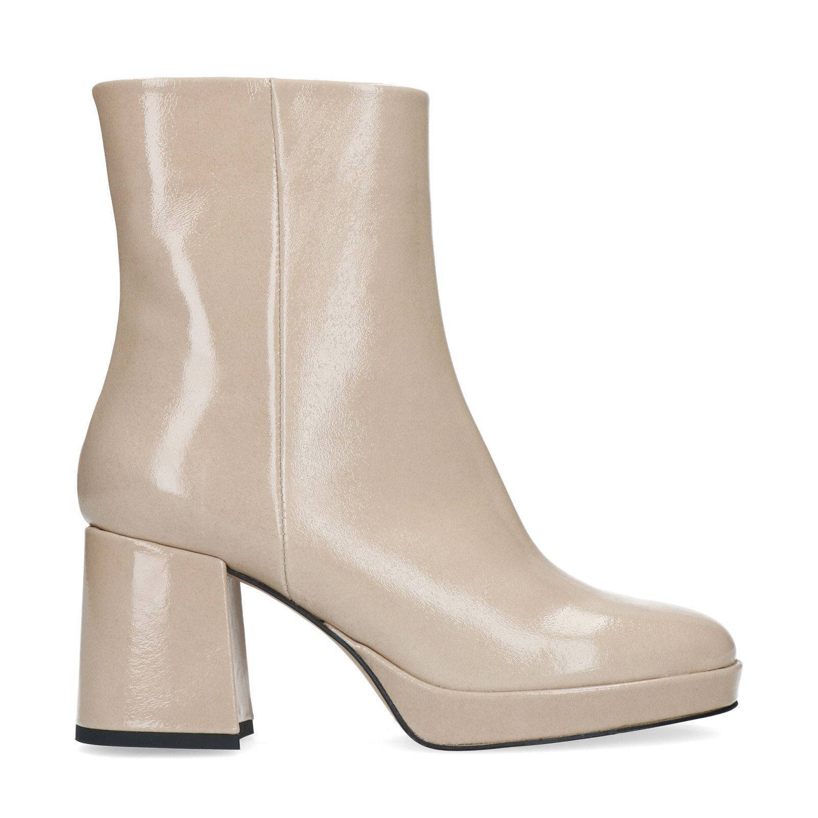 Manfield enkellaarzen beige | wehkamp