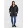 VERO MODA CURVE coated regenjas VMMALOU zwart
