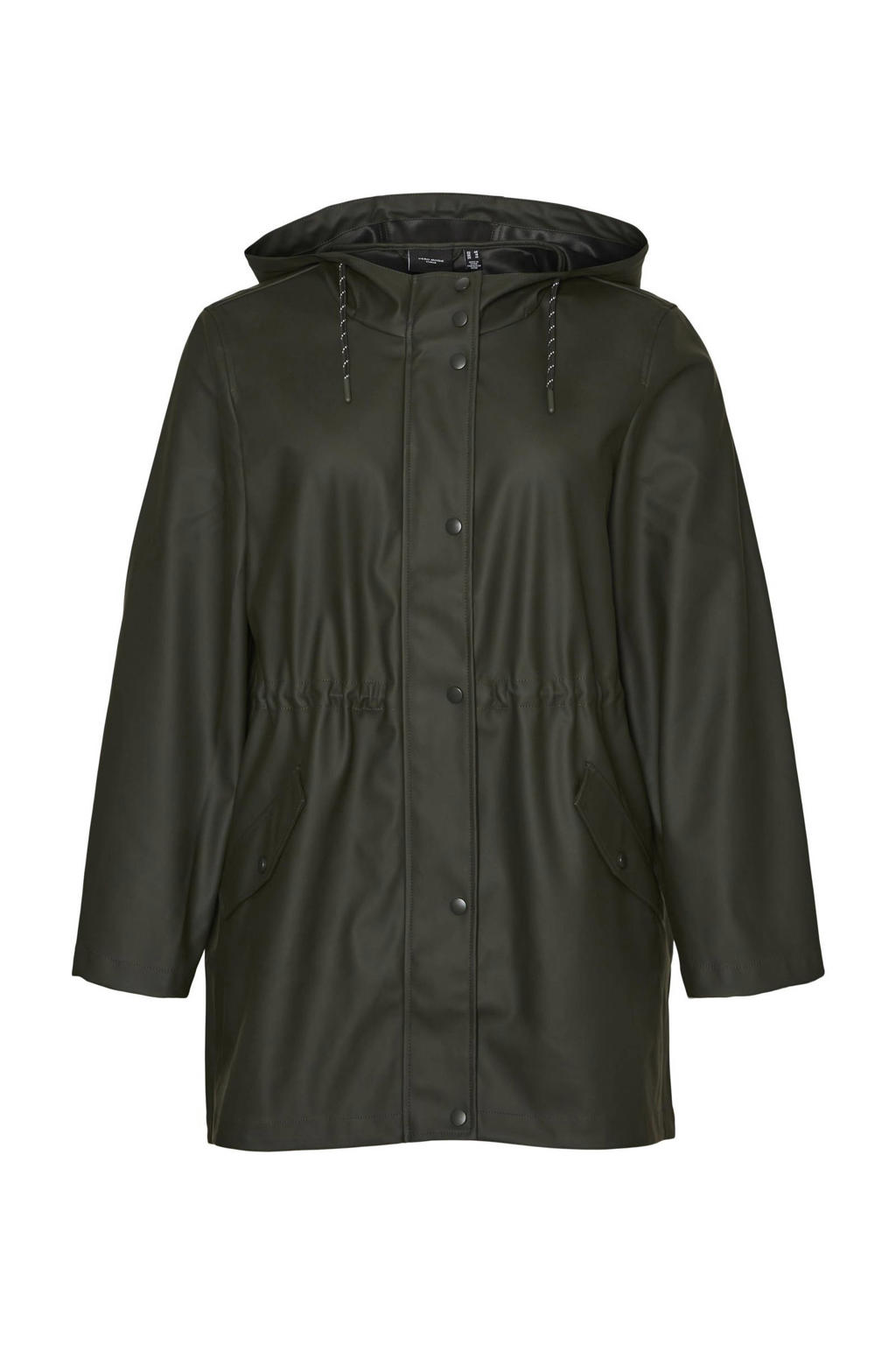 VERO MODA Vmhanacami waterdichte regenjas Noos, turf, S