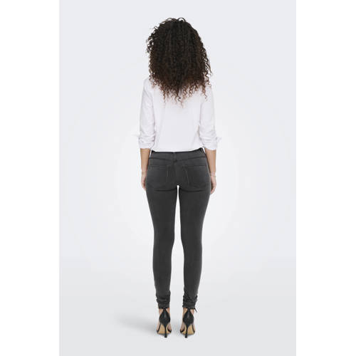 ONLY skinny jeans ONLRAIN dark grey denim afbeelding