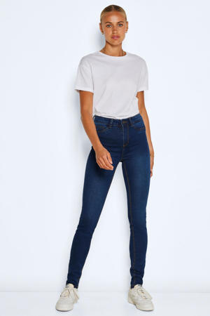 high waist skinny jeans NMCALLIE dark denim