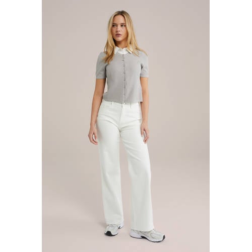 WE Fashion losse kraag wit afbeelding