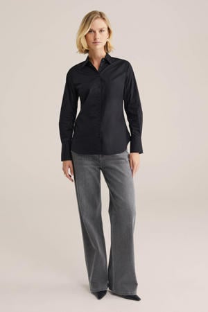 blouse zwart
