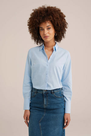 blouse lichtblauw