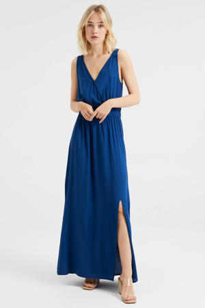 maxi jurk blauw