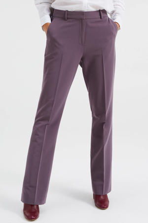 regular fit pantalon paars