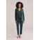WE Fashion slim fit broek - donkergroen
