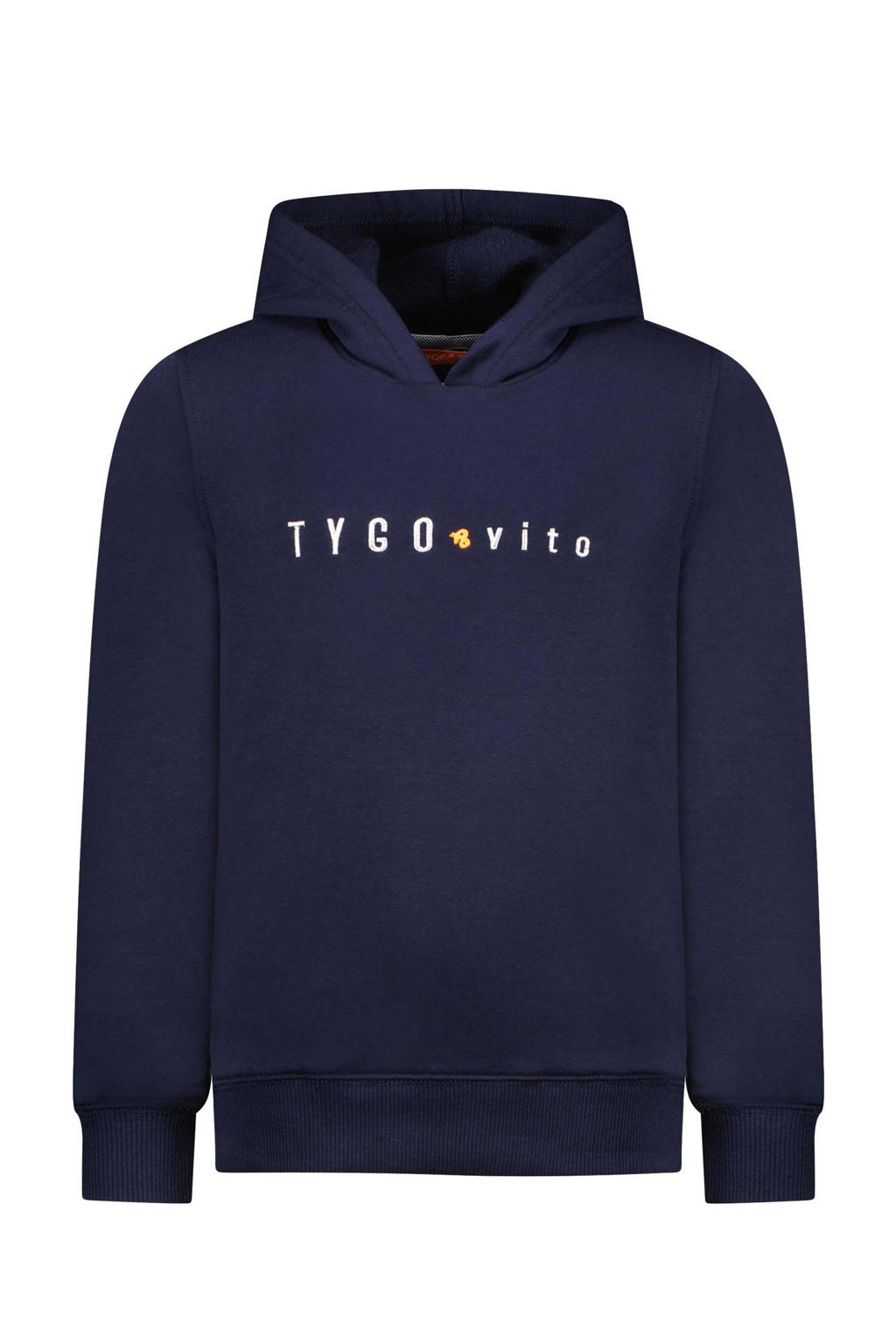 TYGO & vito hoodie donkerblauw