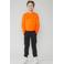 TYGO & vito sweater met tekst fel oranje