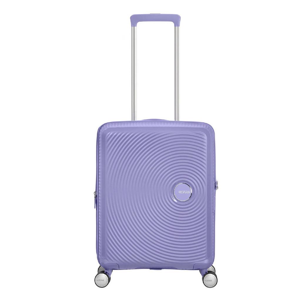 American Tourister trolley Soundbox 55 cm. Expandable lila