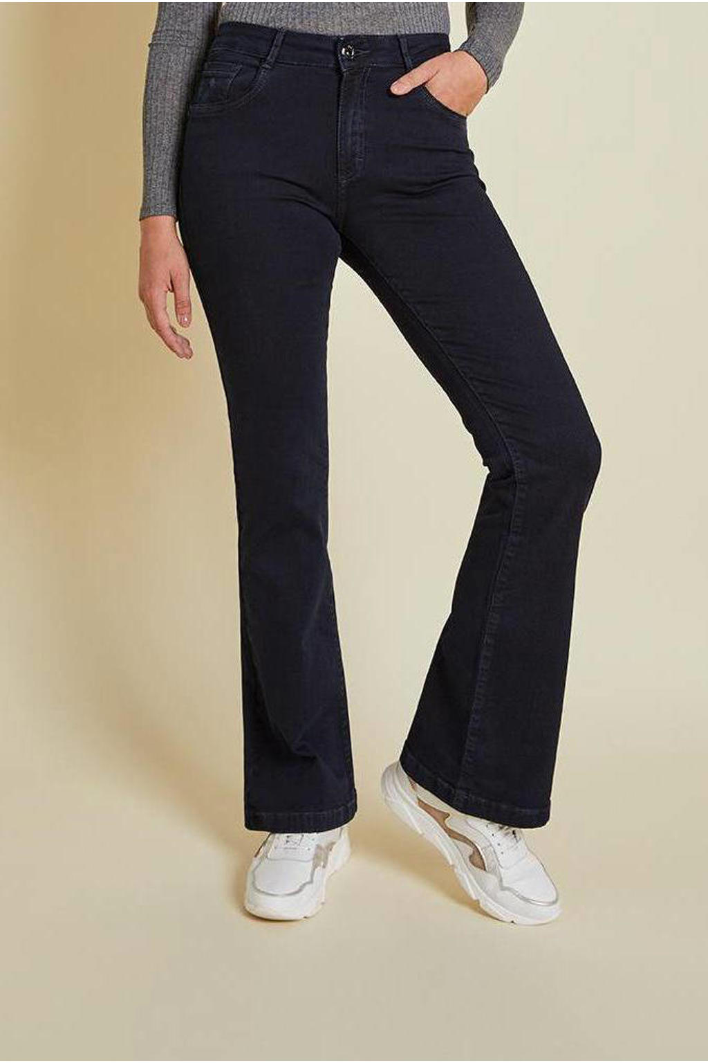 Para Mi high waist flared jeans Jade Reform Denim blauw