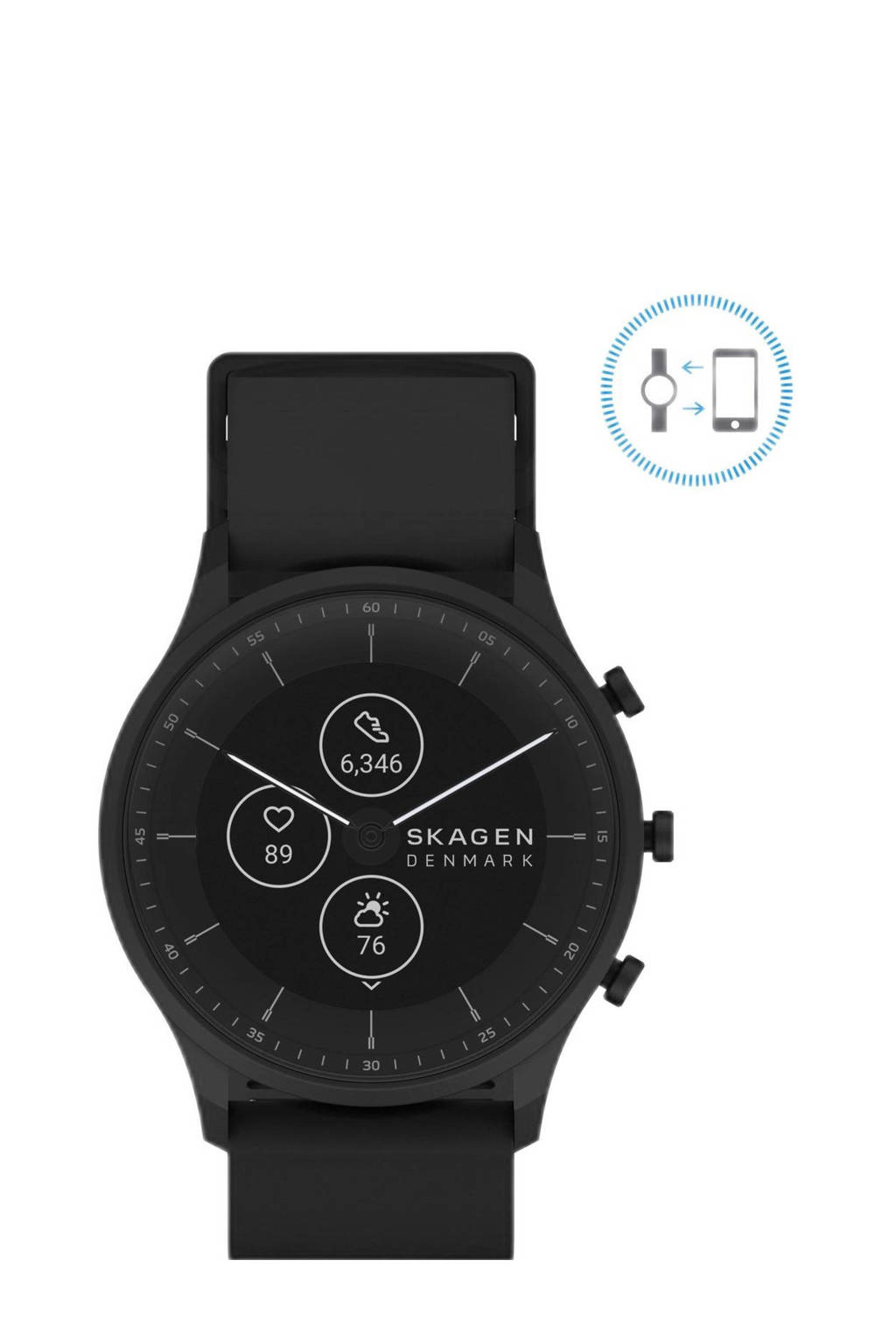Skagen Jorn 42mm Gen 6 Hybrid Smartwatch SKT3202 zwart