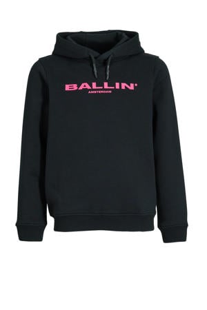 hoodie met logo zwart