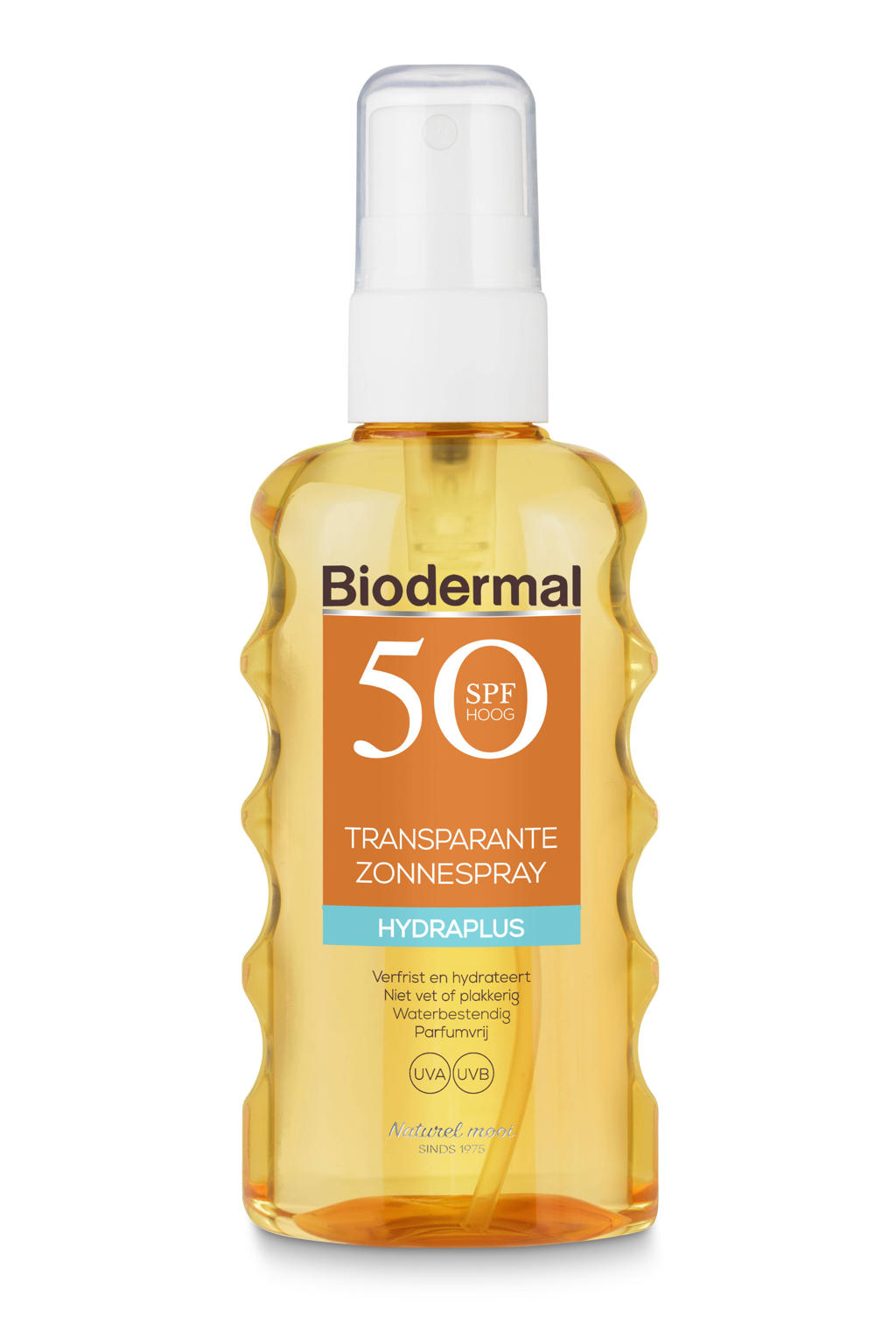 Biodermal Hydraplus transparante zonnebrand zonnespray - SPF 50 - 175 ml