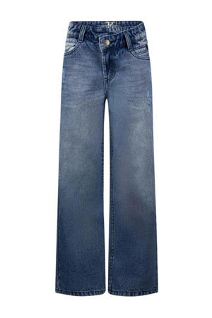 loose fit jeans Celeste aged blue medium blue denim