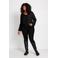 Kaffe Curve top KCami  met plooien zwart