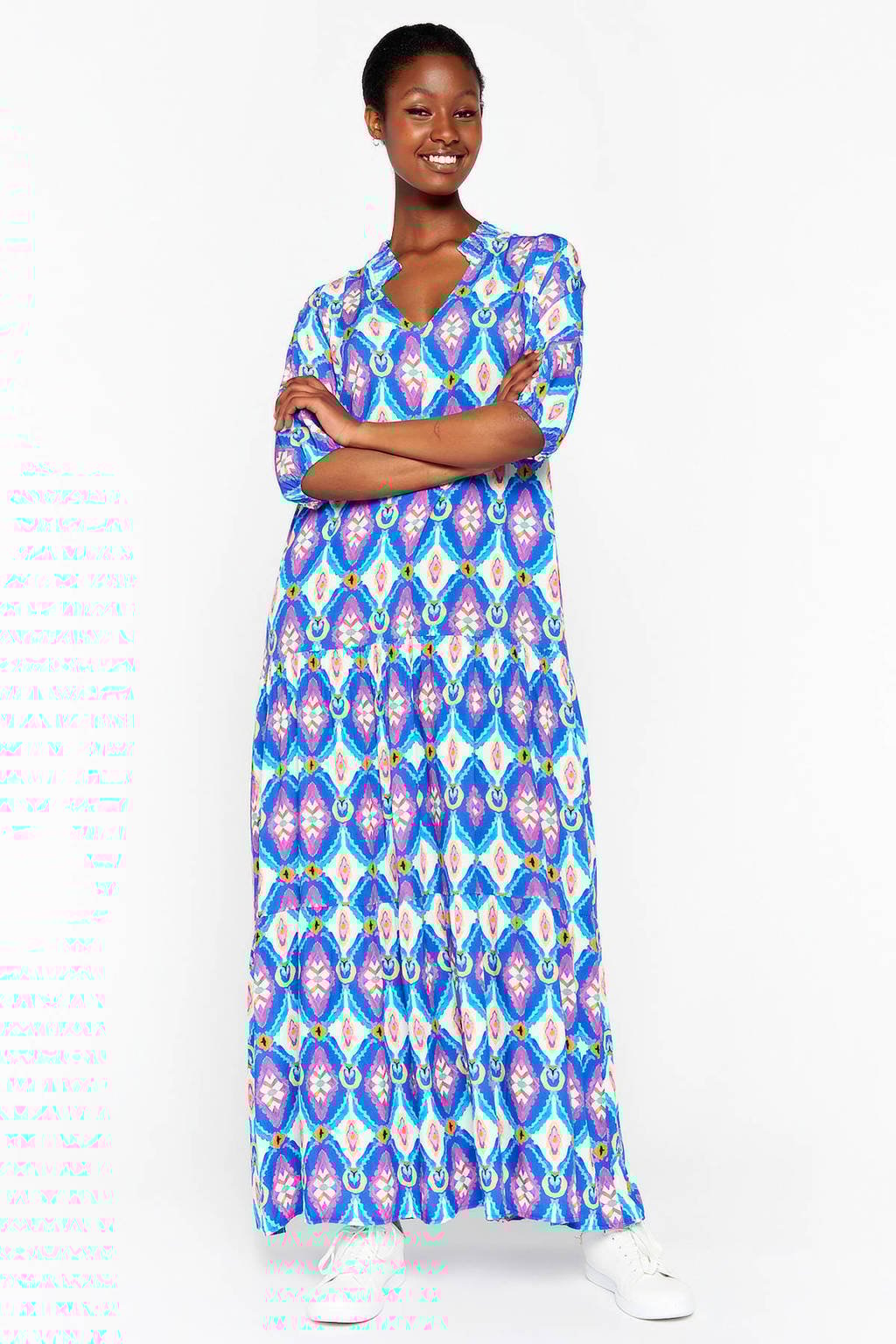 Lange Jurk Lola Liza Jurk LolaLiza Maxi-jurk Purple Blush/paars