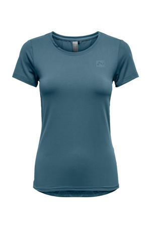 sport T-shirt ONPCLARISA grijsblauw