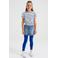 WE Fashion legging kobaltblauw