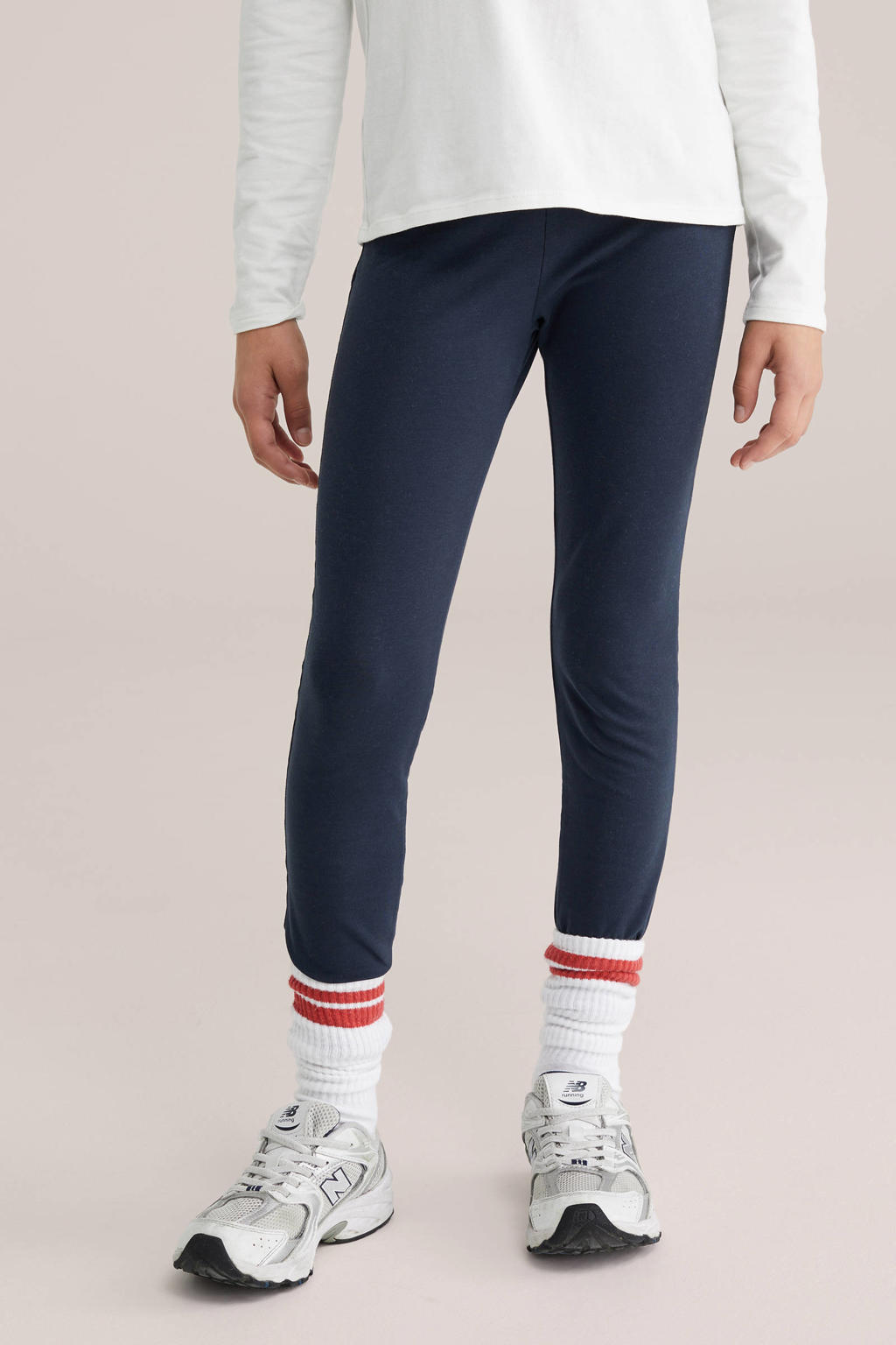 WE Fashion legging donkerblauw