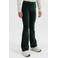 WE Fashion velours flared broek mosgroen