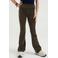 WE Fashion velours flared broek kaki