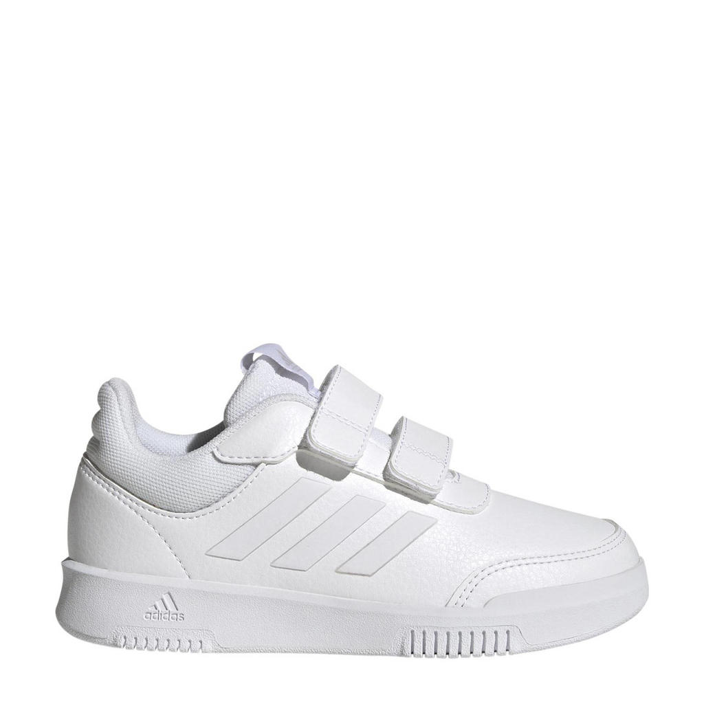 Witte jongens en meisjes adidas Sportswear Tensaur Sport imitatieleren leren sneakers 2.0 met klittenband