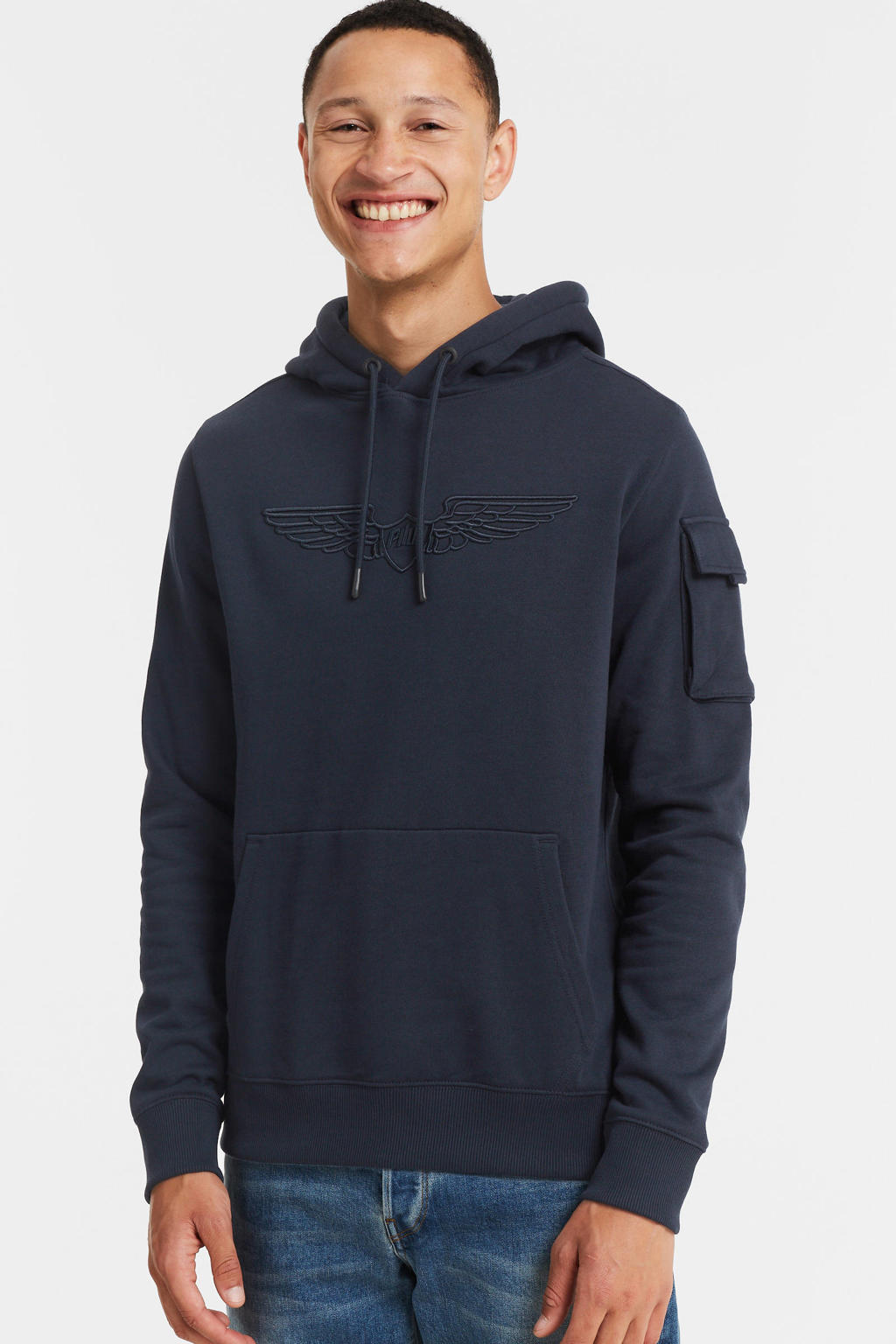 PME Legend hoodie met logo 5073 sky captain