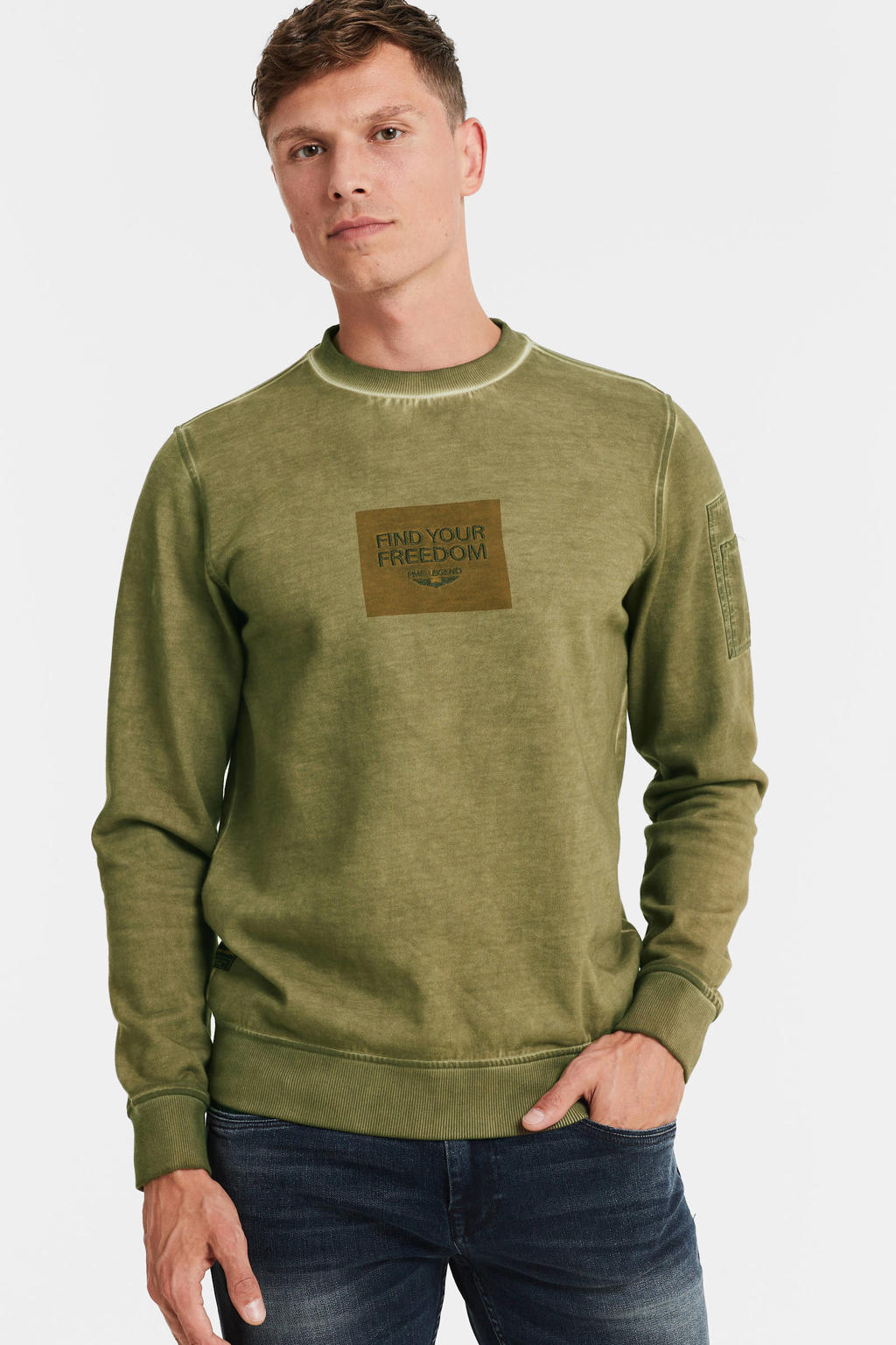 s.Oliver MIT LOGO-DETAIL - Sweater - petrol