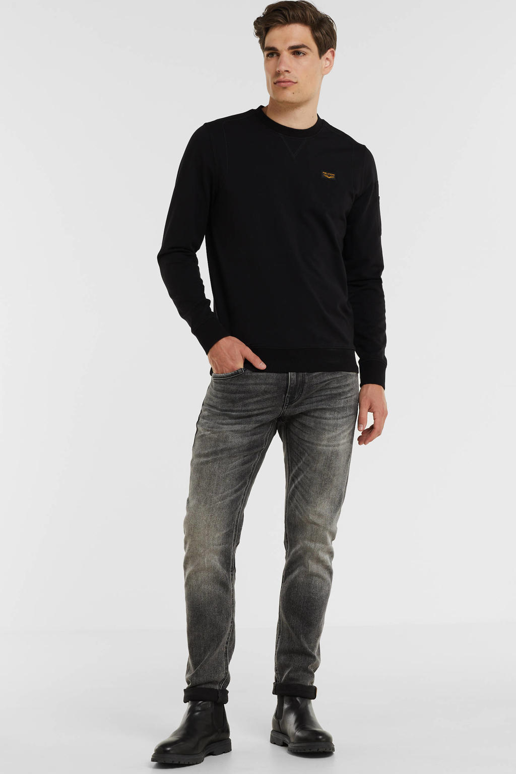PME Legend slim fit jeans Tailwheel soft comfort grey