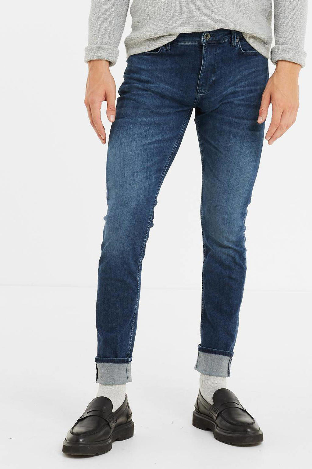 Purewhite skinny jeans The Jone W0875 denim mid blue
